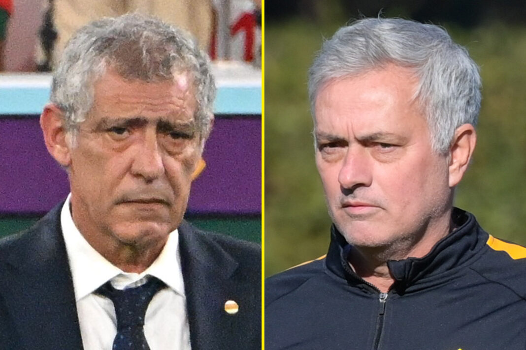 Fernando Santos’ eight-year reign in charge of Portugal comes to an end after being ‘sacked’ following World Cup quarter-final exit to Morocco with Roma boss Jose Mourinho lined up as replacement
