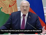 ベラルーシの独裁者ルカシェンコは、自分とプーチンが「この地球上で最も有害で有毒な人々」であることを認めている。