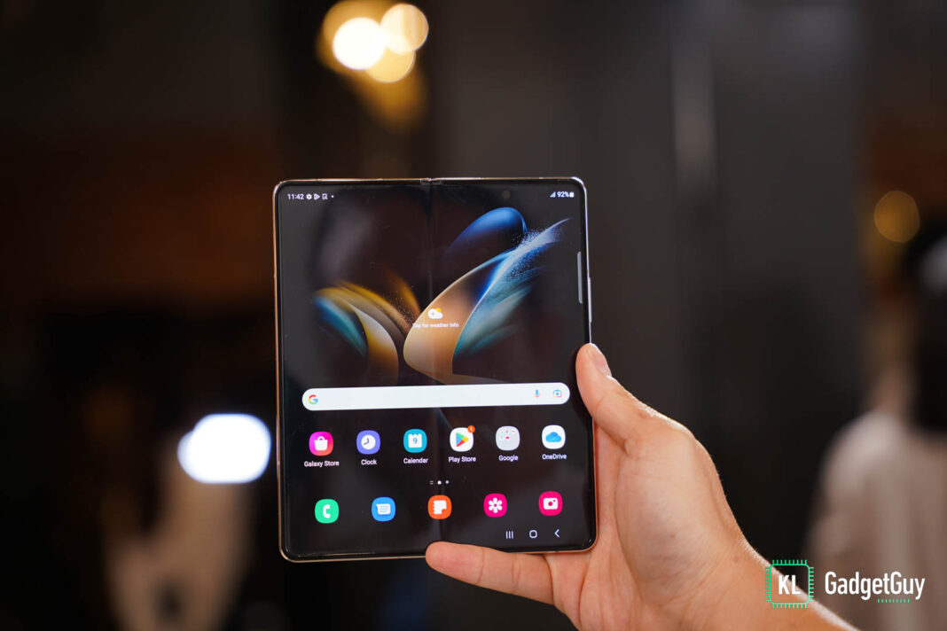 The Galaxy Z Fold5 could come with a less noticeable crease