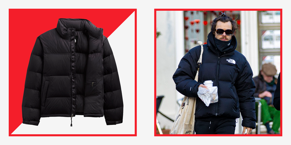 Harry Styles Proves That The North Face’s Nuptse Puffer Is the Best Winter Jacket