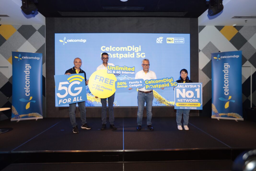 CelcomDigi Postpaidの新プランが発表され、5Gの通信速度に上限が設定された。